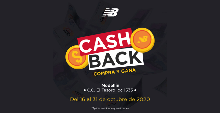New Balance - Cash Back - El Tesoro Parque Comercial